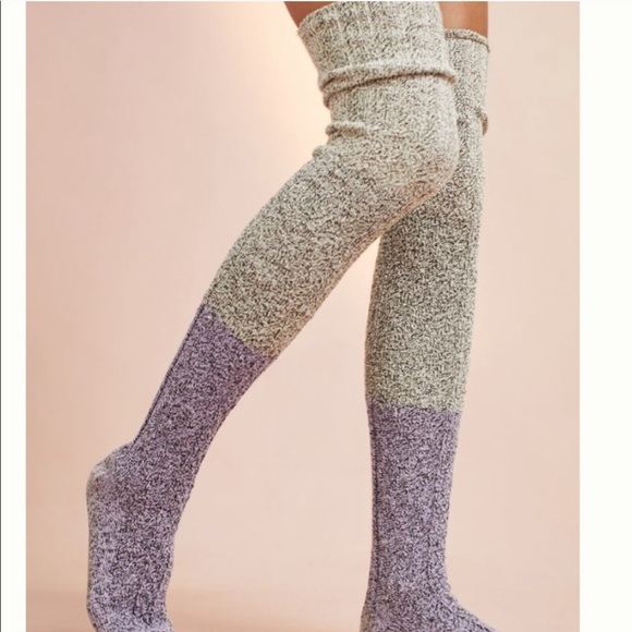 LAST SAGE⭐️ SAGE Cable Knit Thigh High Socks - Picture 6 of 14